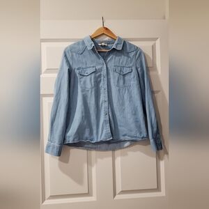 Sezane Denim Shirt Size 40